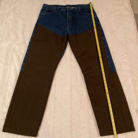 Other - Wrangler Pro Gear Upland Canvas Brush Hunting Pants Denim Blue Jeans Men 38X34